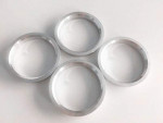 NB-AERO (Pack of 4) Aluminum Hub Centric Rings 72.62mm OD to 60.1mm ID